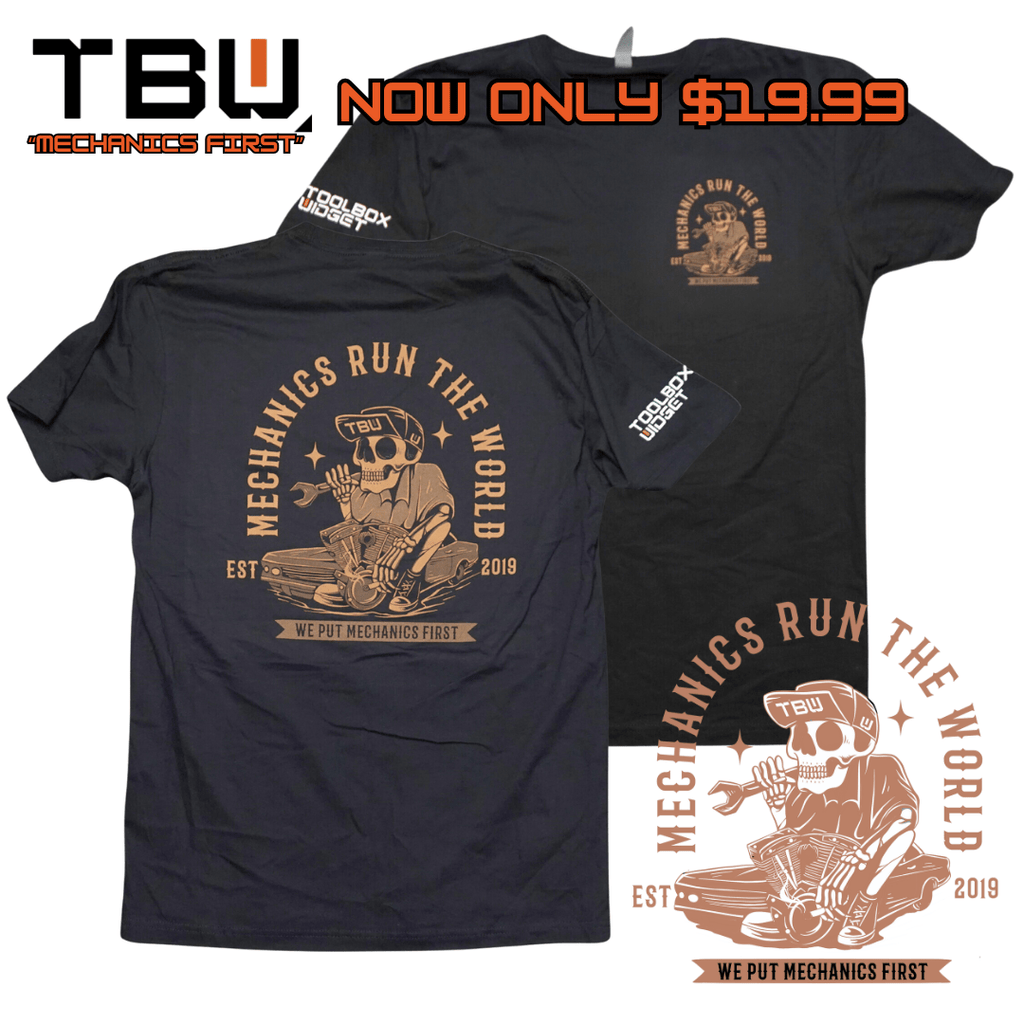 NEW TBW LOGO MECHANIC T-SHIRTS