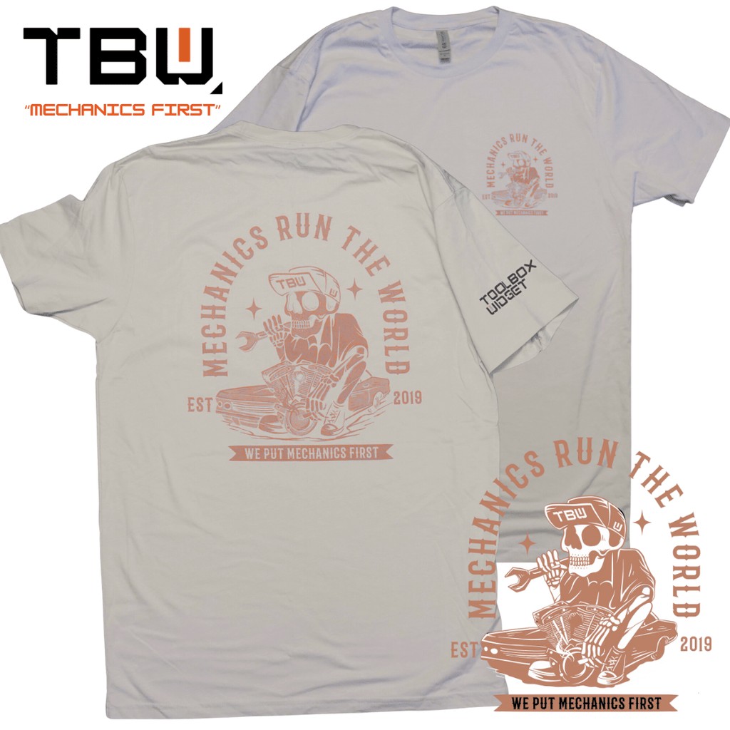 NEW TBW LOGO MECHANIC T-SHIRTS