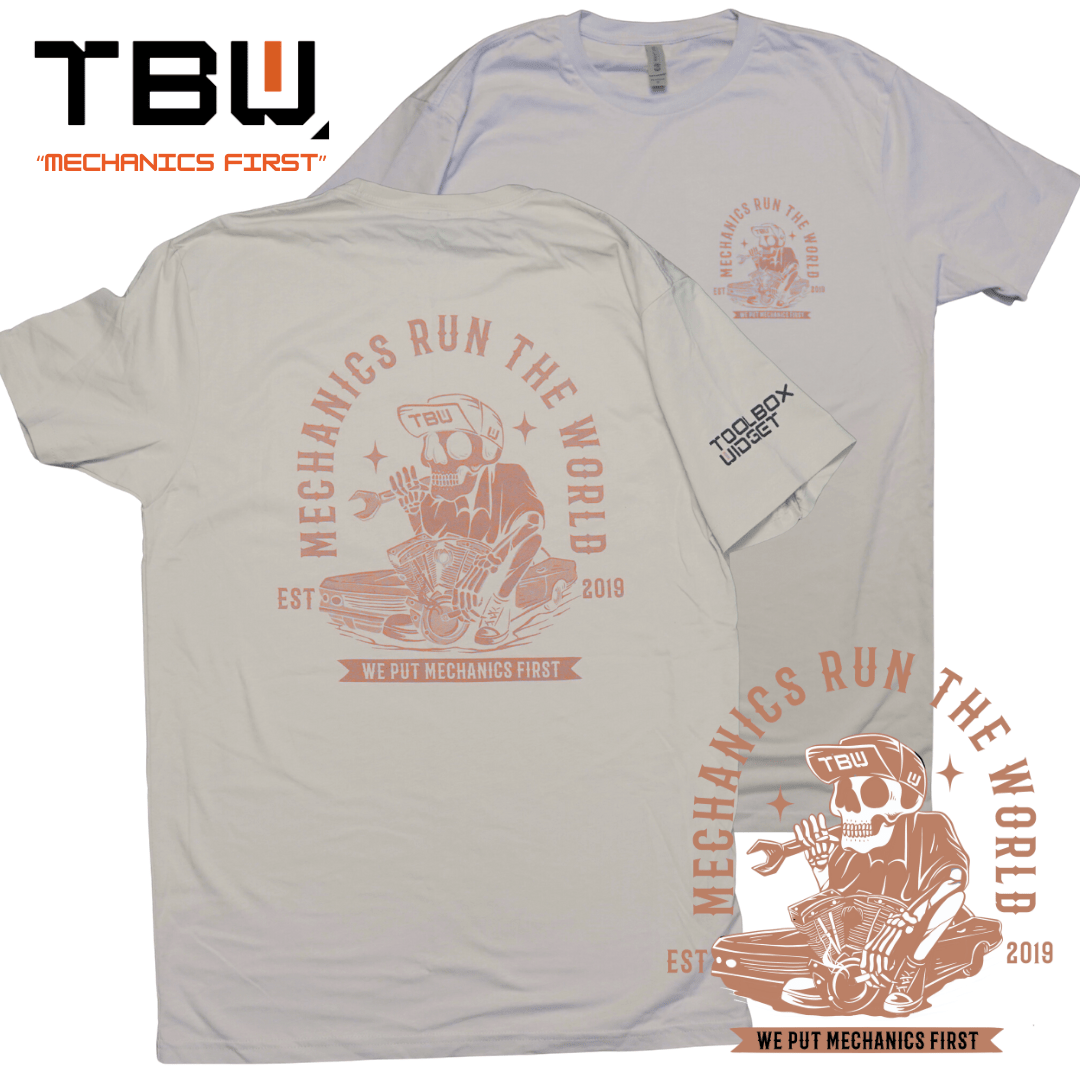 NEW TBW LOGO MECHANIC T-SHIRTS