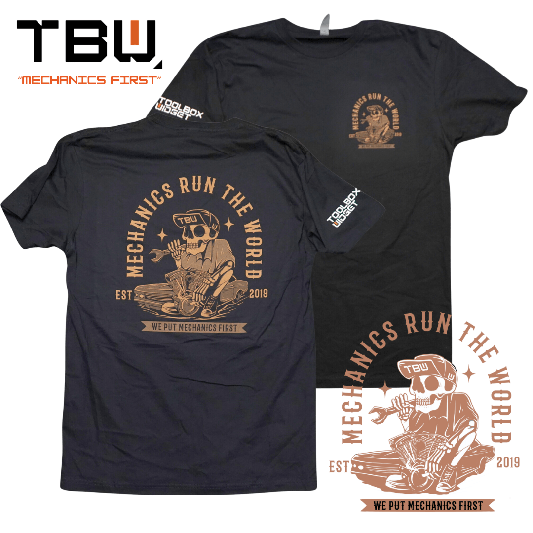 NEW TBW LOGO MECHANIC T-SHIRTS