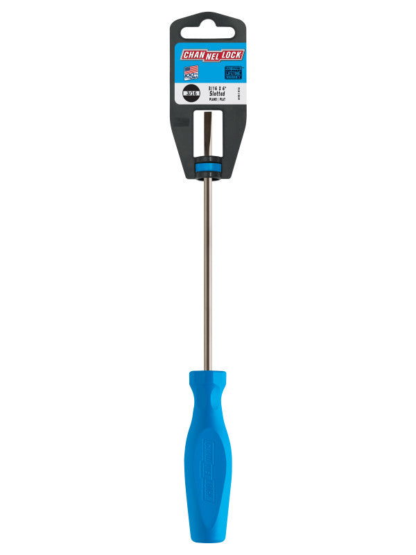 Channellock Slotted 3/16 x 6-inch Professional Screwdriver - Ridge Toolbox
