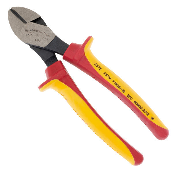 Insulated Diagonal Cutting Pliers - Channellock 7-Inch XLT™ for Ultimate Precision - Ridge Toolbox