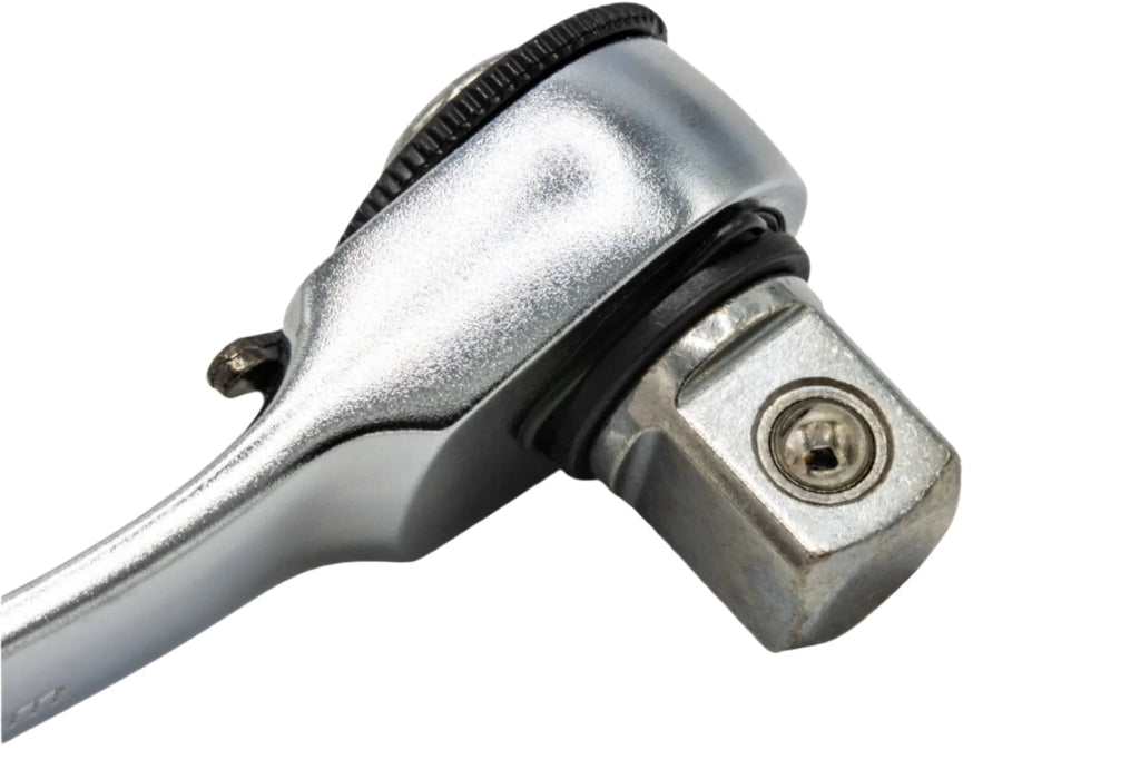 VIM Tools - 8'' HEAVY DUTY HEX BIT RATCHET 1/4" X 10MM REVERSIBLE