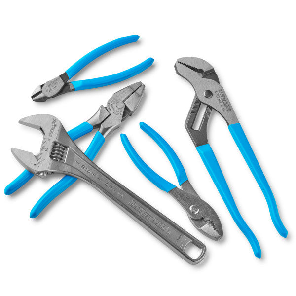 Channellock 5pc Plier Set: 810W, 526, E336, 430, 368, Poly-Bagged - Ridge Toolbox