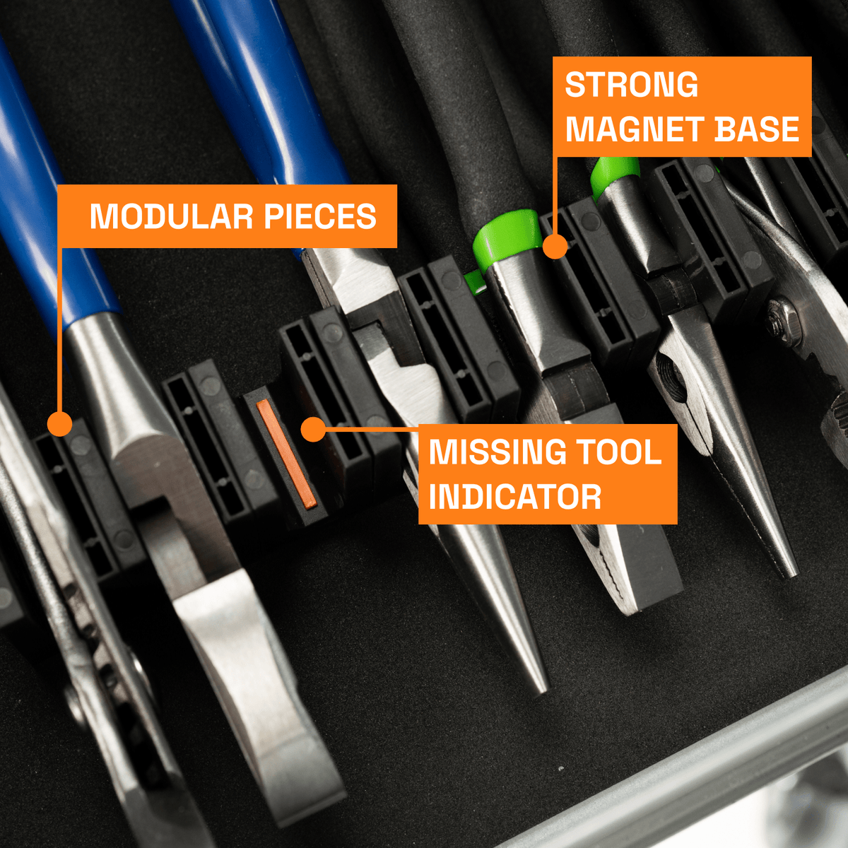 Magnetic Plier Organizers - Vertical