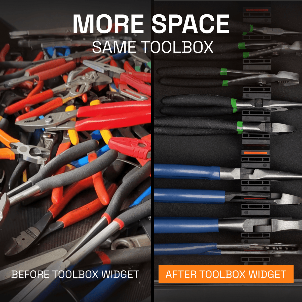 Magnetic Plier Organizers - Vertical