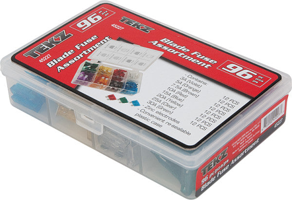 96 pc. Blade Fuse Assortment (45227) - Ridge Toolbox