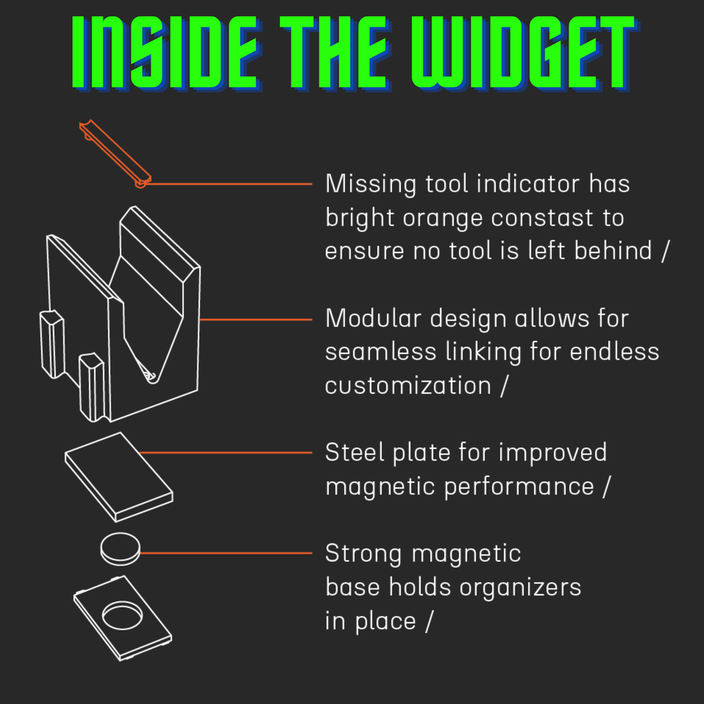 Toolbox Widget Screwdriver Organizers