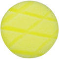 3″ Yellow Diamond Cut Foam Pad – Hook & Loop