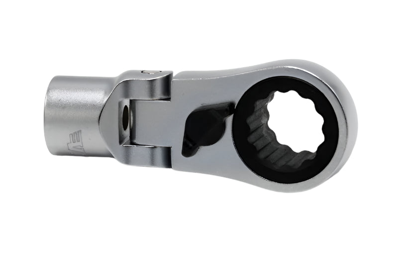 Vim Tools - 6 Pc. 12Pt Offset, Flex Head Ratcheting Wrench Attachments (8 - 13Mm)