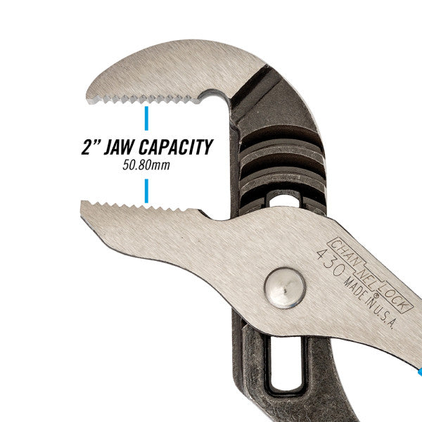 Channellock 10-Inch Straight Jaw Tongue & Groove Pliers