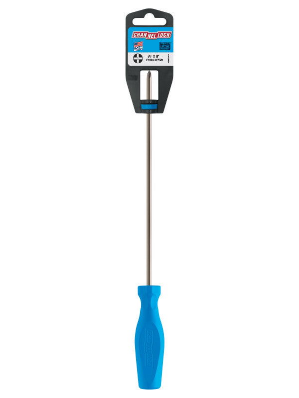 Channellock PHILLIPS #1 x 8-inch Professional Screwdriver - Ridge Toolbox