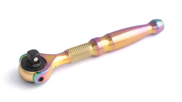 1/4 in. Drive Titanium Swivel Head Micro Ratchet (11326) - Ridge Toolbox