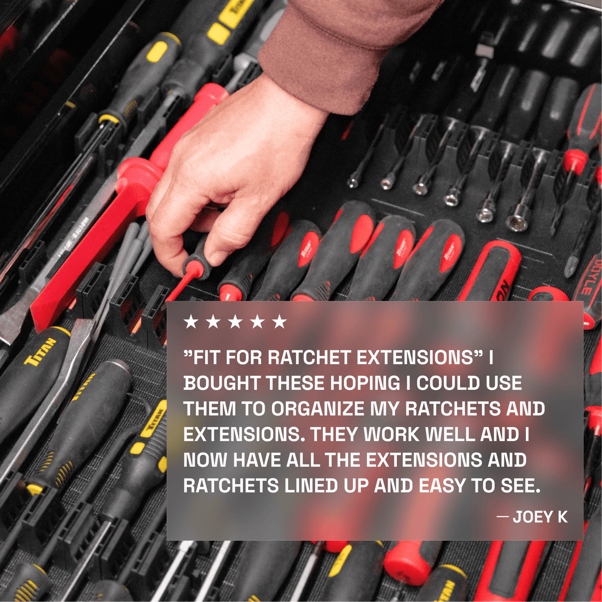 Screwdriver & Ratchets Organizers