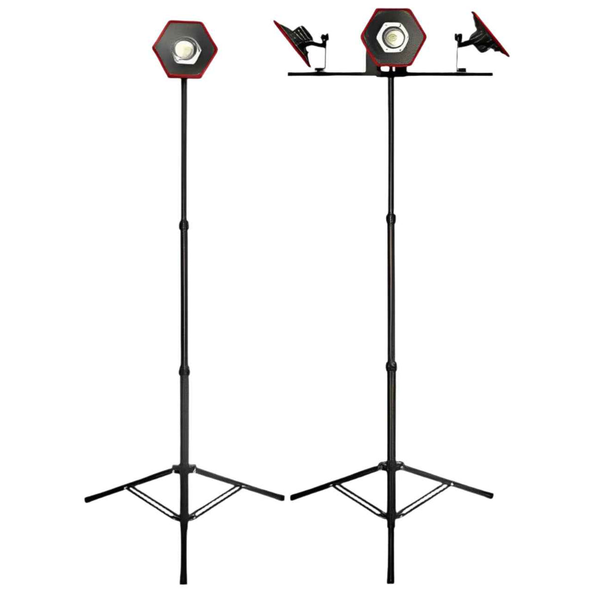 Maxxeon - LUMENATOR Series Heavy Duty Triple Head Telescopic Tripod - Ridge Toolbox