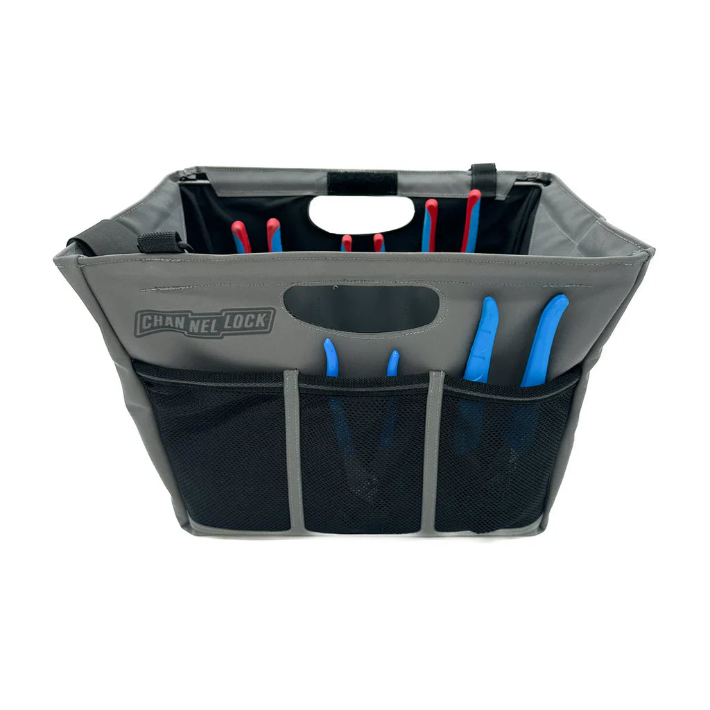 Channellock PRO 10-Pocket Premium Tool Tote with LASERLOCK Fabrics™ - Ridge Toolbox