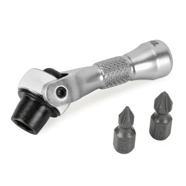 1/4 in. Drive Nano Ratcheting Swivel Bit Driver (11331) - Ridge Toolbox