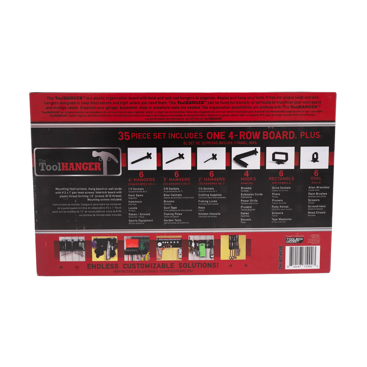 Toolbox Widget ToolHanger 35 Piece Set
