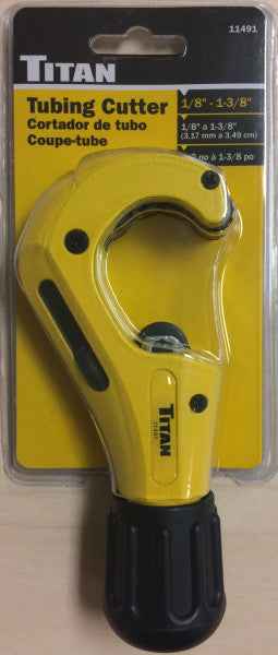 TITAN Tools - 1/8 in. to 1-3/8 in. Tubing Cutter (11491) - Ridge Toolbox