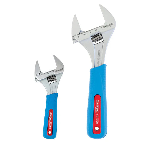 Channellock 2pc Adjustable Wrench Set - Ridge Toolbox