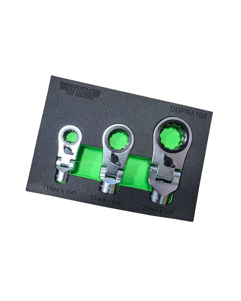 VIM Tools DDFRA100 Flex Ratcheting Adapter Set – 3-Piece