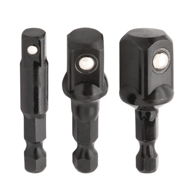 3 pc. Impact Stubby Socket Adapter Set (12061) - Ridge Toolbox