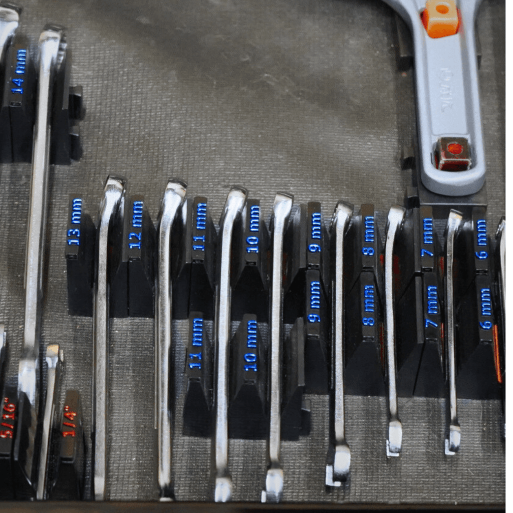 Toolbox Widget Wrench Size Labels - SAE (2.0)