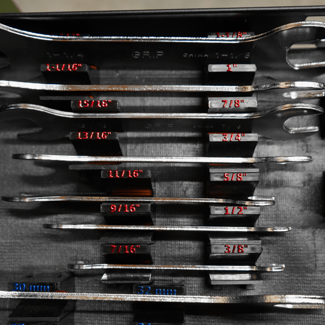 Toolbox Widget SAE+ Wrench Size Labels