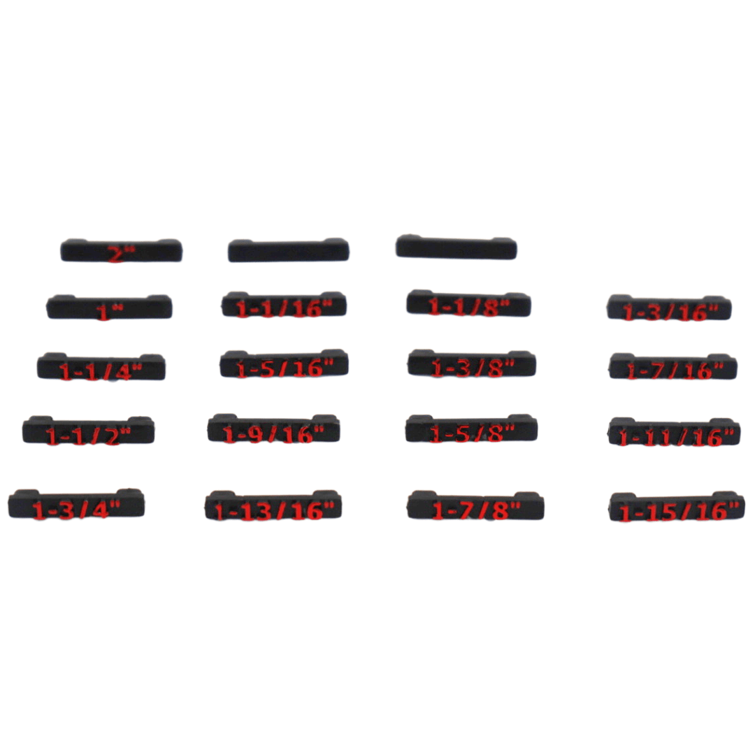 Toolbox Widget SAE+ Wrench Size Labels