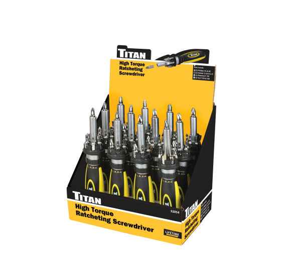 High-Torque Ratcheting Screwdriver (11014) - Ridge Toolbox