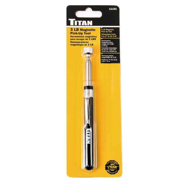 3 lb. Telescoping Magnetic Pick Up Tool (11191) - Ridge Toolbox