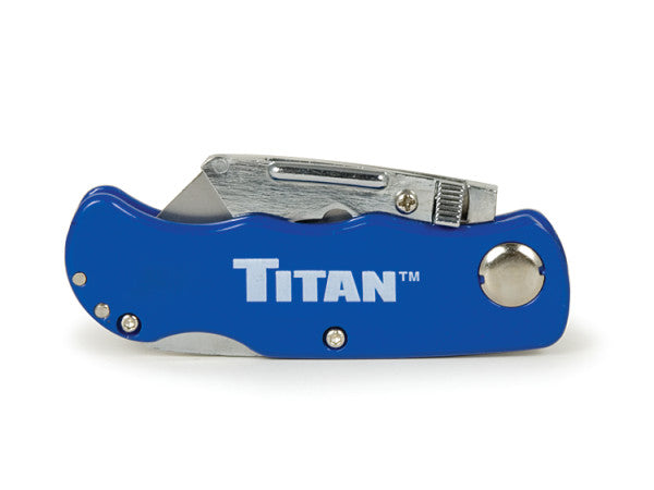 Folding Utility Knife - Blue (11018) - Ridge Toolbox